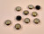 Haberdashery | Ombre Button - 18mm - Black | Fabric Godmother