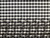 Dressmaking Fabric | Ciara Gingham Embroidered Border Cotton - Black| Fabric Godmother 