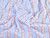 Dressmaking Fabric | Aubrey Floral Stripe Double Gauze - Blue| Fabric Godmother 
