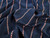 Dressmaking Fabric | Juni Stripe Cotton Jacquard - Navy| Fabric Godmother 
