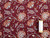 Dressmaking Fabric | Jara Floral Reversible Quilted Cotton - Burgundy | Fabric Godmother 