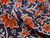 Dressmaking Fabric | Meara Floral Reversible Quilted Cotton - Navy | Fabric Godmother 