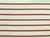 Dressmaking Fabric | Luca Stripe Terry Towelling - Ivory & Brown | Fabric Godmother 