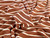 Dressmaking Fabric | Luca Stripe Terry Towelling - Brown | Fabric Godmother 
