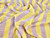 Dressmaking Fabric | Roman Stripe Cotton & Bamboo Towelling - Lilac & Yellow | Fabric Godmother 