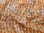 Dressmaking Fabric | Alexis Check Foil Cotton- Orange |Fabric Godmother
