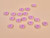 Gloss Flower Button - 15mm - Mauve