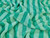 Dressmaking Fabric | Roman Stripe Cotton & Bamboo Towelling - Mint & Green | Fabric Godmother 