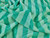 Dressmaking Fabric | Roman Stripe Cotton & Bamboo Towelling - Mint & Green | Fabric Godmother 