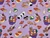 Dressmaking Fabric | Sushi Snacks Cotton Lawn - Lilac | Fabric Godmother