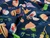 Dressmaking Fabric | Bubble Tea Cotton Lawn - Navy | Fabric Godmother