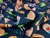 Dressmaking Fabric | Bubble Tea Cotton Lawn - Navy | Fabric Godmother