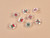 Haberdashery | Cross Stitch Pearlescent Button - 24mm - Ivory | Fabric Godmother