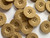 Haberdashery | Woven Effect Buttons - 22mm - Light Brown | Fabric Godmother