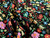 Dressmaking Fabric | Garden Vine Cotton - Black | Fabric Godmother