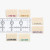 Garment Labels | Metallic Side Seams 6 Sew-in Labels - Cream | Fabric Godmother