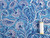 Dressmaking Fabric | Aarna Floral Hand Block Print - Blue | Fabric Godmother 