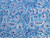 Dressmaking Fabric | Aarna Floral Hand Block Print - Blue | Fabric Godmother 