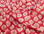Dressmaking Fabric | Inaya Floral Hand Block Print - Red | Fabric Godmother 