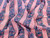 Dressmaking Fabric | Nila Floral Stripe Hand Block Print - Pink | Fabric Godmother 