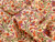 Dressmaking Fabric | Arjun Floral Hand Block Print - Cream | Fabric Godmother 