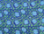 Dressmaking Fabric | Devansh Floral Hand Block Print - Blue | Fabric Godmother 