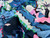 Dressmaking Fabric | Paradise Palms Hand Block Print -  Blue | Fabric Godmother 