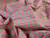 Dressmaking Fabric | Fabio Gingham Cotton Seersucker - Pink & Green | Fabric Godmother 