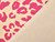 Dressmaking Fabric | Comet Animal Print Sweatshirt Fleece - Cream & Pink | Fabric Godmother