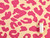 Dressmaking Fabric | Comet Animal Print Sweatshirt Fleece - Cream & Pink | Fabric Godmother
