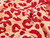 Dressmaking Fabric | Comet Animal Print Sweatshirt Fleece - Cream & Red | Fabric Godmother