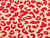 Dressmaking Fabric | Comet Animal Print Sweatshirt Fleece - Cream & Red | Fabric Godmother