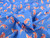 Dressmaking Fabric | Leopard Whispers Cotton Poplin - Blue | Fabric Godmother 