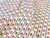Dressmaking Fabric | Hilda Floral Stripe Stretch Denim - Ivory | Fabric Godmother 