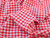 Dressmaking Fabric | Arden Gingham Seersucker - Red & Sky | Fabric Godmother 
