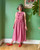 Dressmaking Fabric | Arden Gingham Seersucker - Red & Sky | Fabric Godmother 