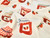 Dressmaking Fabric | Strawberry Jam Cotton Lawn - Ivory | Fabric Godmother