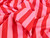 Dressmaking Fabric | Arlo Stripe Cotton Lawn - Tomato & Blossom | Fabric Godmother