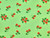 Dressmaking Fabric | Strawberry Fayre Viscose & Linen - Green | Fabric Godmother