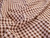 Dressmaking Fabric | Gwyneth Gingham Cotton Seersucker - Brown & Pink | Fabric Godmother 