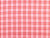 Dressmaking Fabric | Enzo Check Linen - Blossom & Tomato | Fabric Godmother