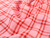 Dressmaking Fabric | Enzo Check Linen - Blossom & Tomato | Fabric Godmother