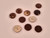 Haberdashery | Coconut Shell Buttons - 25mm - Brown  | Fabric Godmother