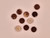 Haberdashery | Coconut Shell Buttons - 25mm - Brown  | Fabric Godmother