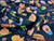 Dressmaking Fabric | Bubble Tea Cotton Lawn - Navy | Fabric Godmother