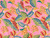 Dressmaking Fabric | Tucana Hand Block Print - Pink | Fabric Godmother 
