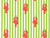 Dressmaking Fabric | Indria Lobster Stripe Hand Block Print -  Green | Fabric Godmother 