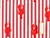 Dressmaking Fabric | Indria Lobster Stripe Hand Block Print - Rose | Fabric Godmother 