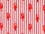 Dressmaking Fabric | Indria Lobster Stripe Hand Block Print - Rose | Fabric Godmother 