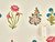 Dressmaking Fabric |  Ana Floral Hand Block Print - Ivory | Fabric Godmother 
